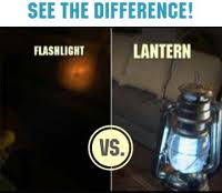 flashlight vs lantern