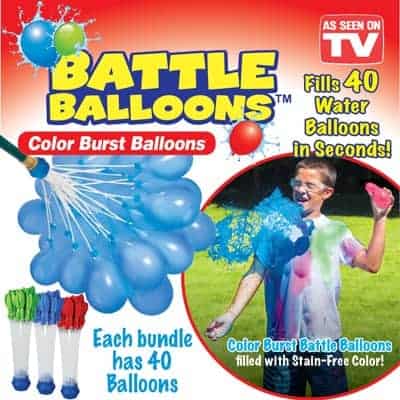 color burst water balloons